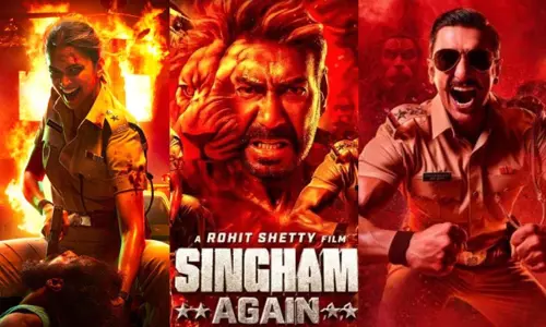 Singham Again बॉक्स ऑफिस कलेक्शन: फिल्म ने 3 दिनों में ₹120 करोड़ कमाए Singham Again बॉक्स ऑफिस कलेक्शन: फिल्म ने 3 दिनों में ₹120 करोड़ कमाए