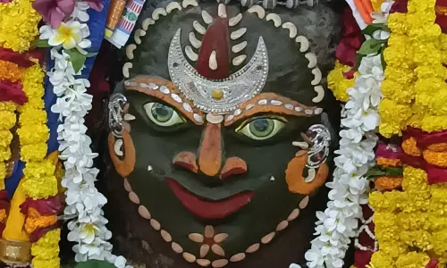 Ujjain : कार्तिक सोमवार पर फूलों से सजे महाकाल Ujjain : कार्तिक सोमवार पर फूलों से सजे महाकाल