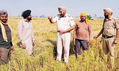 Punjab: खेतों में लगी आग पर काबू पाने के लिए कार्रवाई की