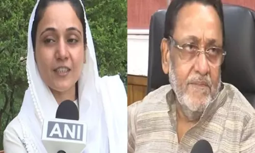 बेटी-पिता की जोड़ी सना और नवाब मलिक ने CM शिंदे की लड़की बहिन योजना की सराहना की