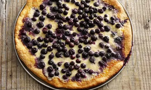 Blueberry  पिज़्ज़ा रेसिपी