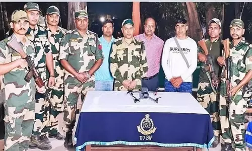 Tripura : बीएसएफ ने त्रिपुरा में पांच बांग्लादेशी नागरिकों को पकड़ा