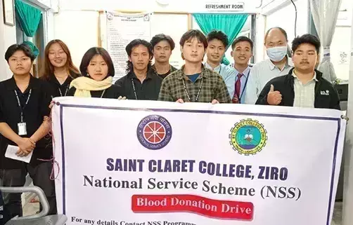 SCCZ एनएसएस इकाई के रक्तदान शिविर के दौरान 16 यूनिट रक्त एकत्रित किया गया SCCZ एनएसएस इकाई के रक्तदान शिविर के दौरान 16 यूनिट रक्त एकत्रित किया गया