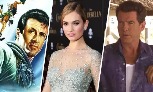 Lily James, पियर्स ब्रॉसनन क्लिफहैंगर रीबूट का नेतृत्व करेंगे Lily James, पियर्स ब्रॉसनन क्लिफहैंगर रीबूट का नेतृत्व करेंगे