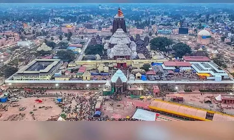 Puri Jagannath temple की चारदीवारी में दरारें देखी गईं