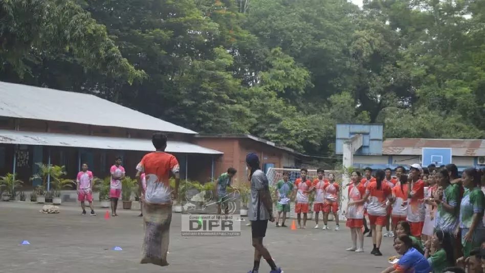 Nagaland चुनाव विभाग ने मोन में “स्पोर्ट्स फॉर वोट” पहल की शुरुआत की