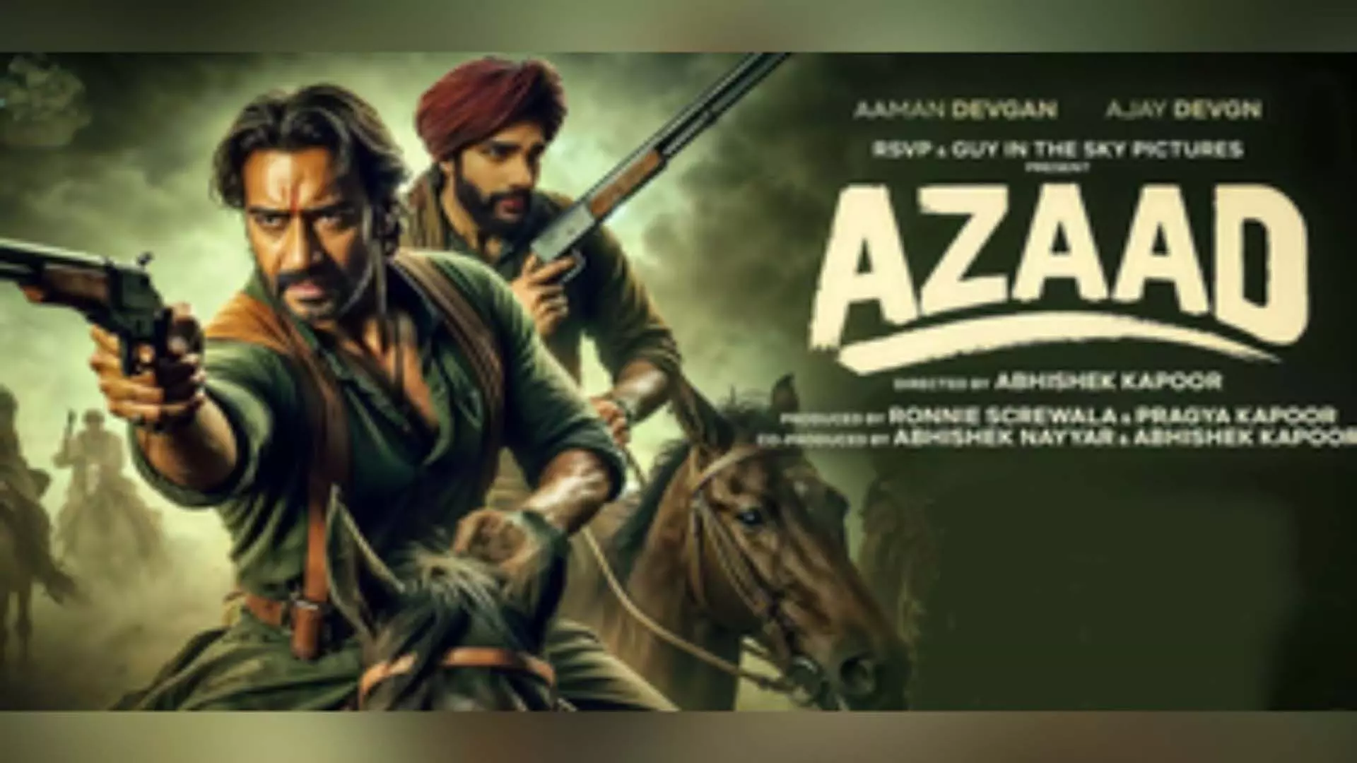 Aazad के टीज़र में अजय देवगन, नवोदित राशा और अमान के साथ दमदार भूमिका में नज़र आए