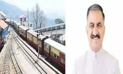 हिमाचल सरकार ने कालका-शिमला रेल लाइन को हरित हाइड्रोजन पर चलाने का आग्रह किया हिमाचल सरकार ने कालका-शिमला रेल लाइन को हरित हाइड्रोजन पर चलाने का आग्रह किया