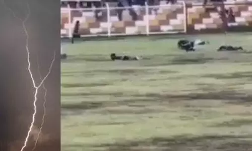 Football खेल के दौरान बिजली गिरने से एक खिलाड़ी की मौत
