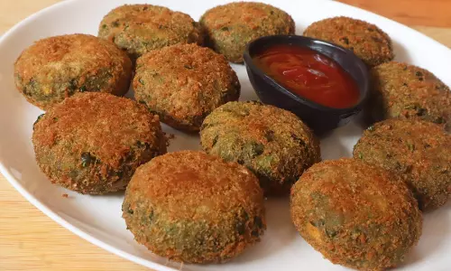 Crispy पालक कटलेट रेसिपी Crispy पालक कटलेट रेसिपी
