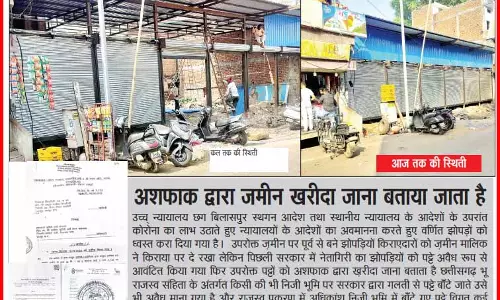 आखिरकार बैजनाथपारा की जमीन पर मुतवल्ली का कब्जा आखिरकार बैजनाथपारा की जमीन पर मुतवल्ली का कब्जा