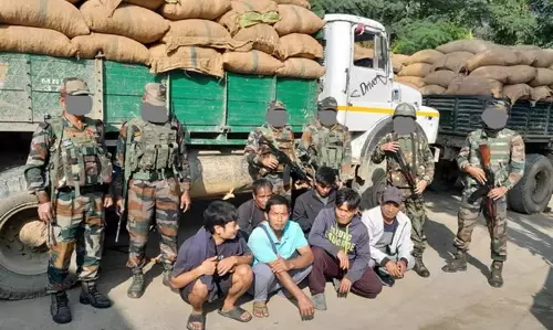 Manipur : असम राइफल्स ने 2.4 करोड़ रुपये की सुपारी जब्त की