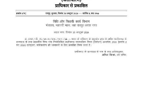 महापौर चुनाव के नियमों में बदलाव को लेकर अधिसूचना जारी