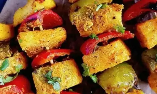 Paneer अनानास टिक्का रेसिपी