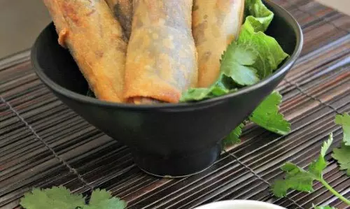Noodles स्प्रिंग रोल रेसिपी