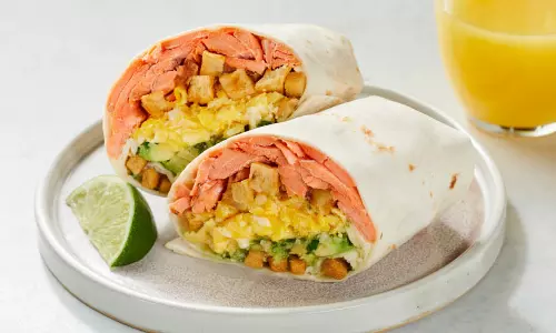 Salmon बरिटो रेसिपी Salmon बरिटो रेसिपी