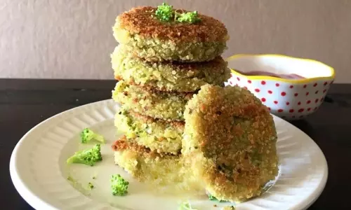 Chickpea और ब्रोकोली कटलेट रेसिपी Chickpea और ब्रोकोली कटलेट रेसिपी