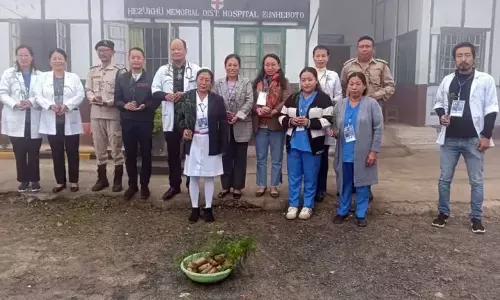 Nagaland :  डीएच जुन्हेबोटो में वृक्षारोपण अभियान