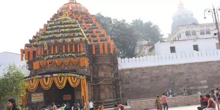 जगन्नाथ मंदिर की चारदीवारी में दरार को लेकर भाजपा और बीजद में वाकयुद्ध