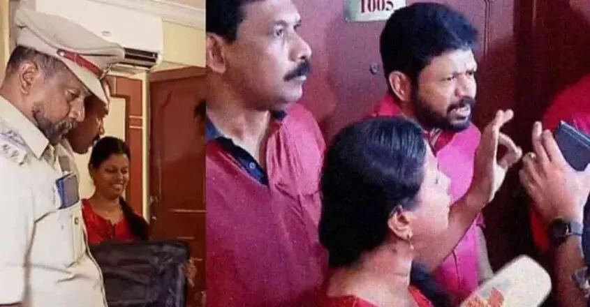 KERALA :  पलक्कड़ में आधी रात का ड्रामा पुलिस ने काले धन के लिए