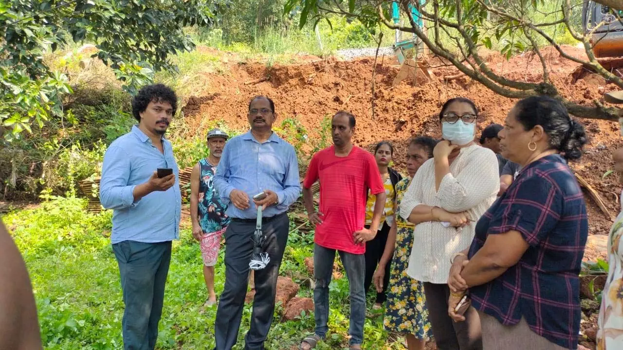 GOA: स्थानीय लोगों के विरोध के बीच पाले में डबल ट्रैक का काम शुरू