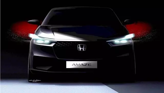 वैश्विक डेब्यू से पहले 2024 Honda Amaze की टीज़र इमेज जारी