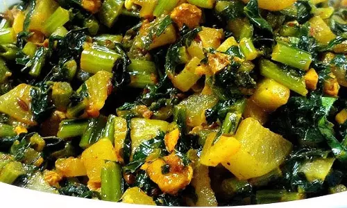 मूली और मूली के पत्तों की सब्जी रेसिपी