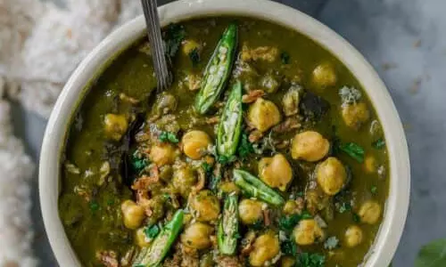 Chickpea और पालक करी रेसिपी