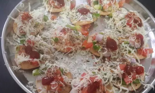 Papri पिज़्ज़ा रेसिपी