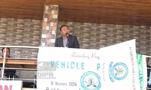 Nagaland :  जुन्हेबोटो में वाहन पार्किंग प्रबंधन का शुभारंभ