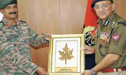 ADGP जम्मू जोन ने डेल्टा फोर्स के निवर्तमान GOC को विदाई दी