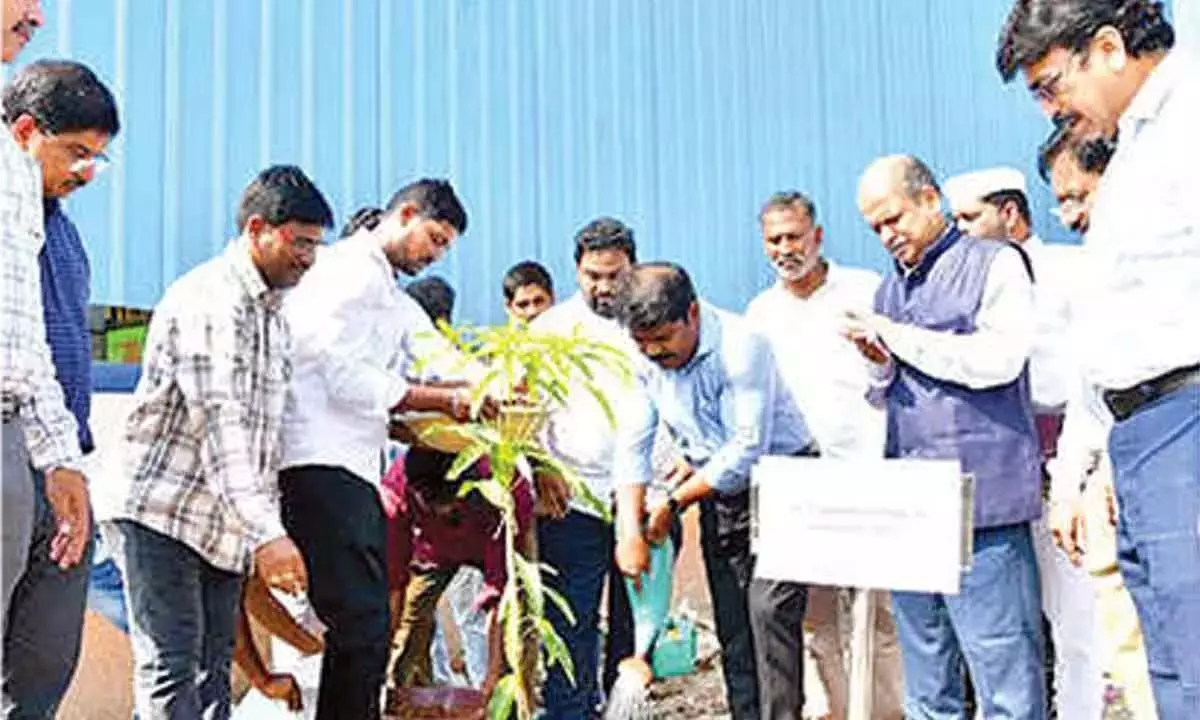 Andhra: विशाखापत्तनम में हरित आवरण को बढ़ावा देने के लिए एचपीसीएल की सराहना