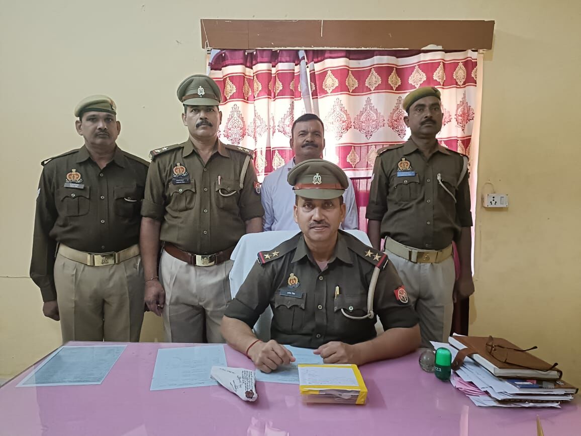 थाना Golhaura पुलिस द्वारा अवैध देशी पिस्टल व कारतूस के साथ 1 नफऱ अभियुक्त गिरफ्तार