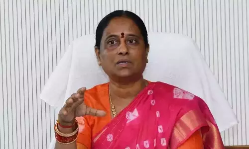 TG: कोंडा सुरेखा अपने मंत्री से मिलें कार्यक्रम में शामिल हुईं TG: कोंडा सुरेखा अपने मंत्री से मिलें कार्यक्रम में शामिल हुईं