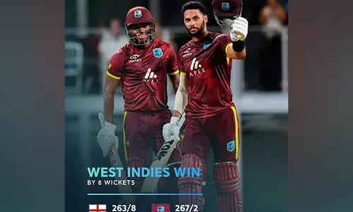 West Indies ने तीसरे वनडे में इंग्लैंड को 8 विकेट से हराया