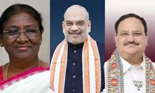 राष्ट्रपति द्रौपदी मुर्मू, अमित शाह और जेपी नड्डा ने देशवासियों को दी छठ की शुभकामनाएं राष्ट्रपति द्रौपदी मुर्मू, अमित शाह और जेपी नड्डा ने देशवासियों को दी छठ की शुभकामनाएं