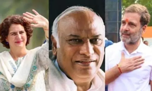 मल्लिकार्जुन खड़गे, राहुल गांधी और प्रियंका गांधी ने देशवासियों को छठ की शुभकामनाएं दी मल्लिकार्जुन खड़गे, राहुल गांधी और प्रियंका गांधी ने देशवासियों को छठ की शुभकामनाएं दी