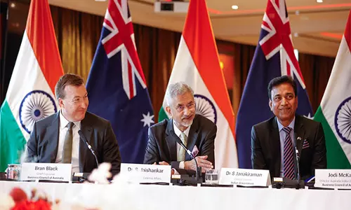 Jaishankar ने ऑस्ट्रेलिया में बिजनेस लीडर्स के साथ सकारात्मक चर्चा की