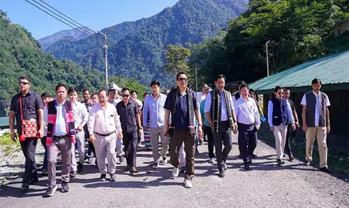 Arunachal के उपमुख्यमंत्री ने परशुराम कुंड में विकास का जायजा लिया Arunachal के उपमुख्यमंत्री ने परशुराम कुंड में विकास का जायजा लिया
