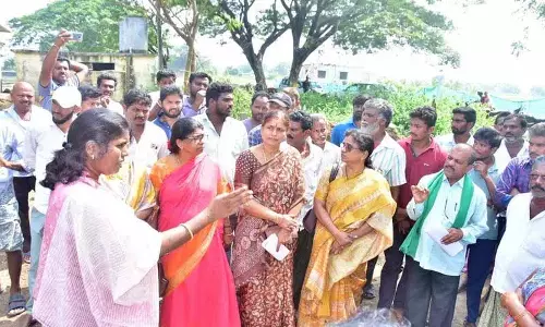 Sitarama एनकूर लिंक नहर से प्रभावित किसानों ने पुलिस में शिकायत दर्ज कराई