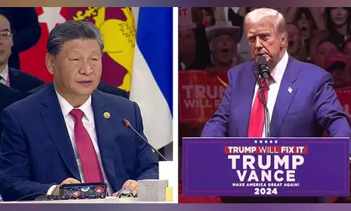 Xi Jinping ने राष्ट्रपति पद की जीत पर डोनाल्ड ट्रम्प को बधाई दी Xi Jinping ने राष्ट्रपति पद की जीत पर डोनाल्ड ट्रम्प को बधाई दी