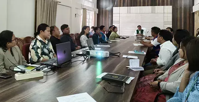 अपर सियांग डीसी ने ARSLM को उद्देश्य पूरा करने के लिए प्रेरित किया अपर सियांग डीसी ने ARSLM को उद्देश्य पूरा करने के लिए प्रेरित किया