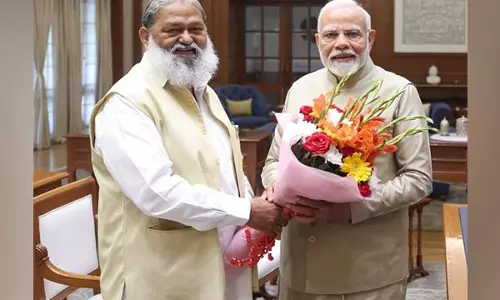 नरेंद्र मोदी जी पावरहाउस की शक्ति हैं: मंत्री अनिल विज ने Delhi में PM Modi से की मुलाकात