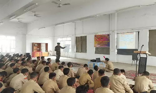 असम राइफल्स ने NCC कैडेटों के लिए भारतीय सशस्त्र बलों में शामिल होने पर व्याख्यान किया आयोजित