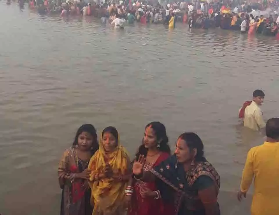 चार दिवस लोक आस्था महापर्व Chhath सोल्लास संपन्न