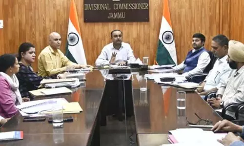 मंडलायुक्त ने JMRDA परियोजनाओं की प्रगति की समीक्षा की