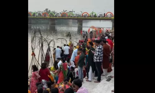 महापर्व छठ का समापन, वीडियो