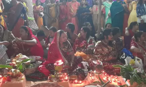 Assam : होजाई जिले में छठ पूजा का आयोजन श्रद्धापूर्वक किया गया Assam : होजाई जिले में छठ पूजा का आयोजन श्रद्धापूर्वक किया गया