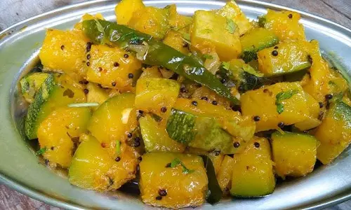 सूखी कद्दू की सब्जी रेसिपी