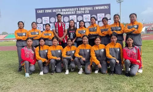 Nagaland विश्वविद्यालय की महिला फुटबॉल टीम ने ईस्ट जोन टूर्नामेंट में पदार्पण किया Nagaland विश्वविद्यालय की महिला फुटबॉल टीम ने ईस्ट जोन टूर्नामेंट में पदार्पण किया